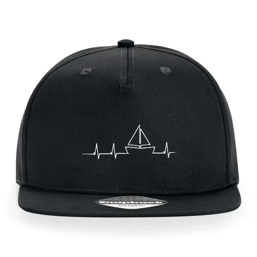 Segelboot Herzschlag Cap Sonstig. Snapback Rapper
