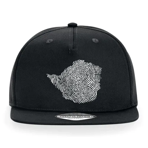 Simbabwe Fingerabdruck Cap Sonstig. Snapback Rapper