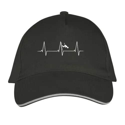 Ski Abfahrt Herzschlag Sonstig. Cap