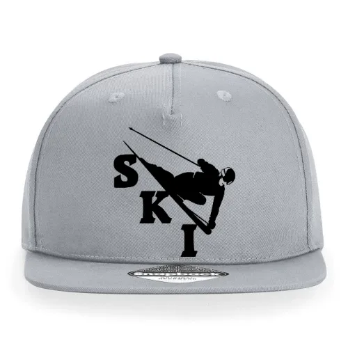 Ski Schuss Schwarze Piste - Cap Sonstig. Snapback Rapper