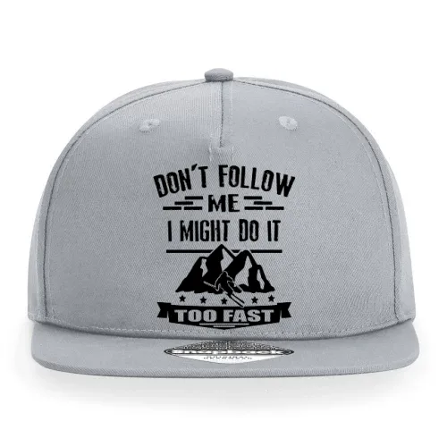 Ski Skifahrer Skifahren Nicht Folgen Ich Fahre Zu Cap Sonstig. Snapback Rapper
