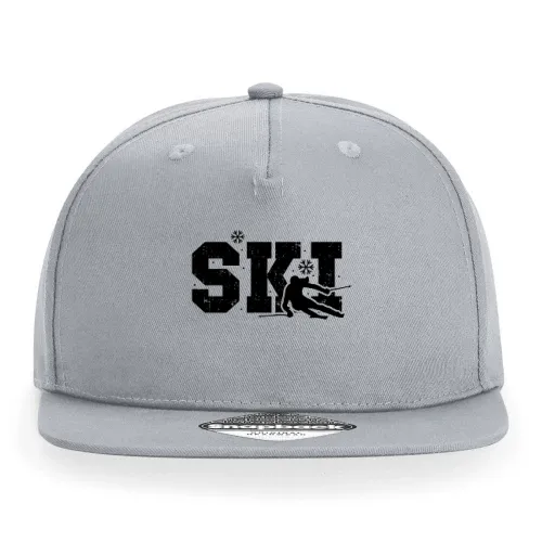 Ski Skifahrer Skifahren Skiurlaub Winterurlaub Cap Sonstig. Snapback Rapper