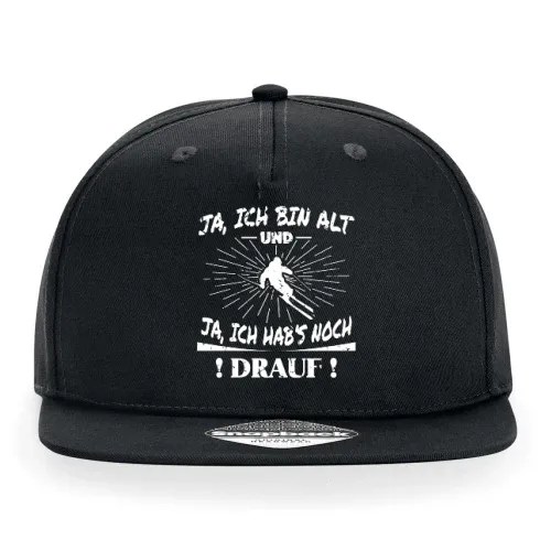 Skifahrer Ski Opa, Vater hat es drauf Cap Sonstig. Snapback Rapper