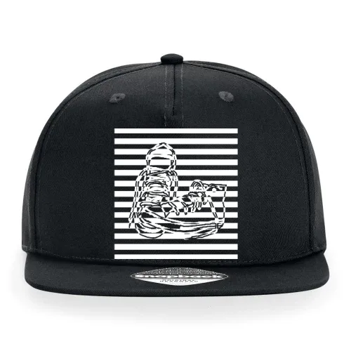 Sneaker gestreift Cap Sonstig. Snapback Rapper