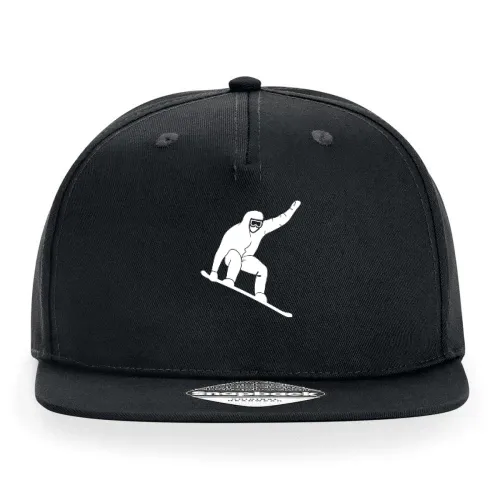 Snowboard Snowboarder Sprung Jump Trick Cap Sonstig. Snapback Rapper