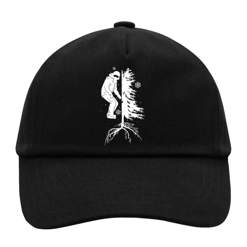 Snowboarder Off Piste Baum Snowboarden Boarder Cap Sonstig. Kinder Cap