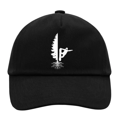 Snowboarder Off Piste Baum Snowboarden Boarder Cap Sonstig. Kinder Cap
