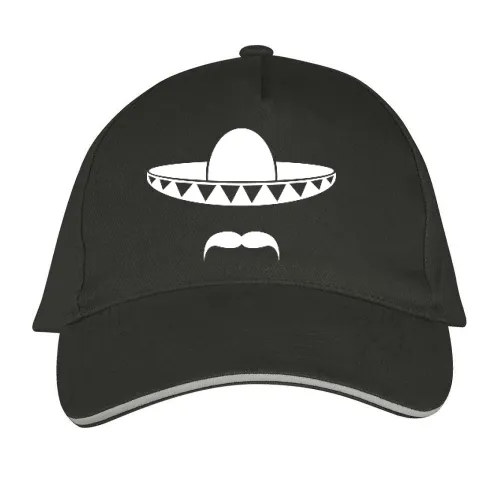 Sombrero mit Bart aus Mexiko Sonstig. Cap