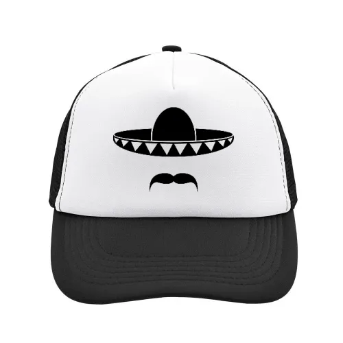 Sombrero mit Bart aus Mexiko Sonstig. Cap