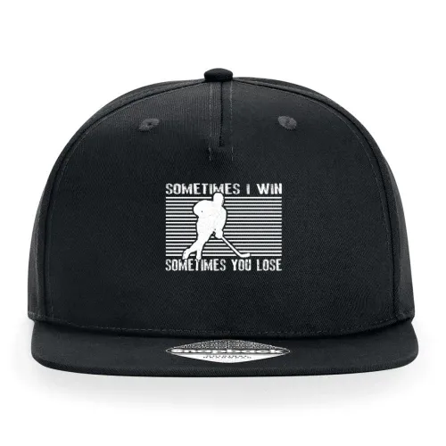 Sometimes I Win Sometimes You Lose Eishockey Cap Sonstig. Snapback Rapper