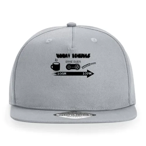 Sonntags Zeitplan Shirt Gaming Gamer Geschenkidee Cap