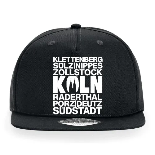 Stadtteile Köln 3.0 Cap Sonstig. Snapback Rapper