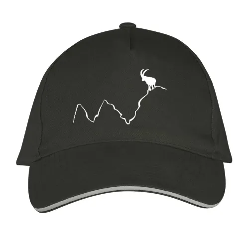 Steinbock auf Bergspitze Sonstig. Cap