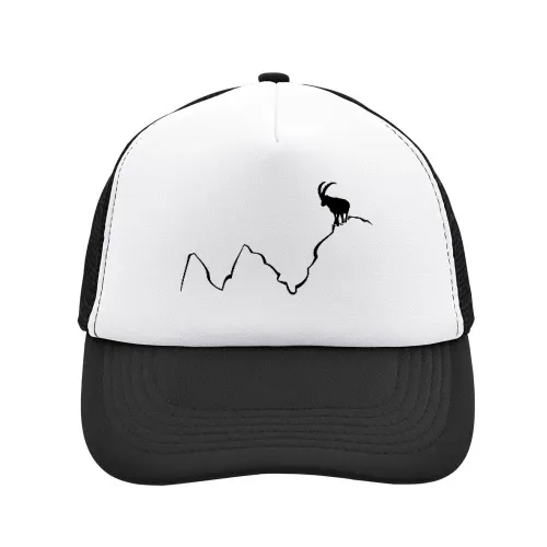 Steinbock auf Bergspitze Sonstig. Cap
