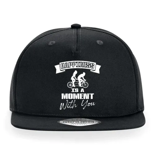 Tandem Fahrrad Happiness Spruch Radfahrer Cap Sonstig. Snapback Rapper