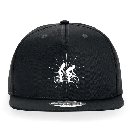 Tandem Fahrrad Regenbogen Tandemrad Paar Cap Sonstig. Snapback Rapper