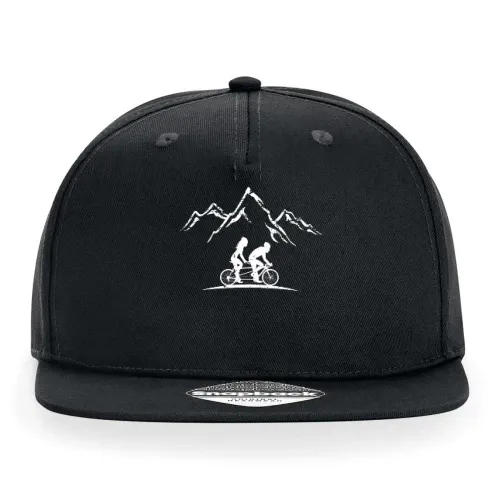 Tandem Fahrrad Tour in den Bergen Cap Sonstig. Snapback Rapper