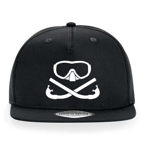 Taucherbrille mit gekreuzten Schnorchel Sonstig. Cap