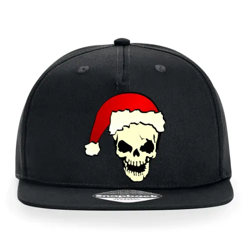 Totenkopf mit Weihnachtsmütze Sonstig. Cap Totenkopf mit Weihnachtsmütze Cap
