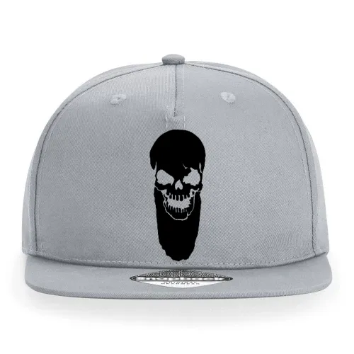 Totenschädel mit Bart Cap