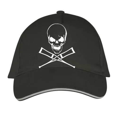 Totenschädel mit Krücken Sonstig. Cap