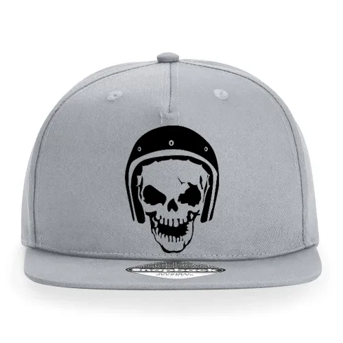 Totenschädel mit Rollerhelm Cap Sonstig. Snapback Rapper