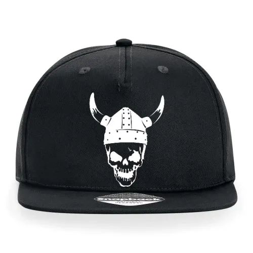 Totenschädel mit Wikingerhelm Sonstig. Cap