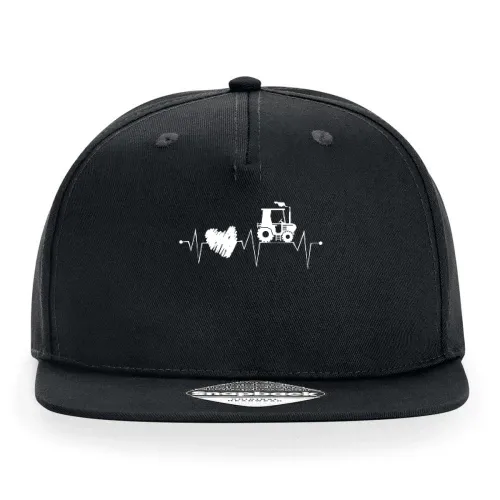Traktor Farmer mit Herz Trekker Herzschlag Bauer Cap Sonstig. Snapback Rapper