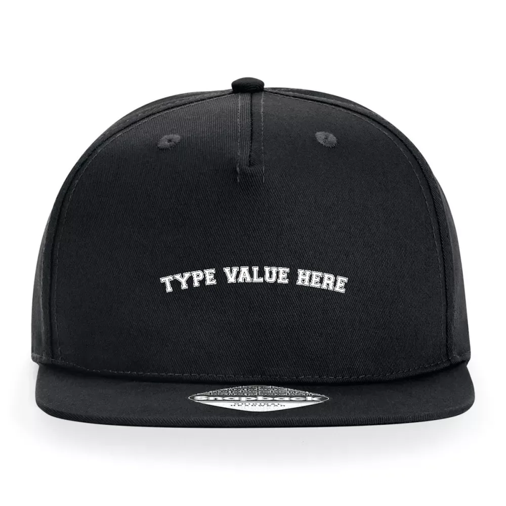  Sonstig. Cap mit Aufdruck '(type value here)'