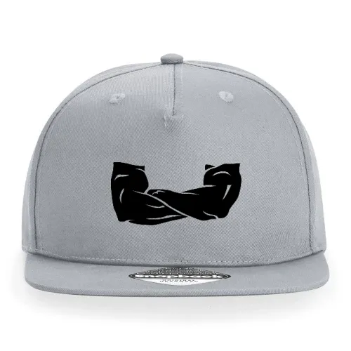 verschränkte Muskel Arme Cap Sonstig. Snapback Rapper