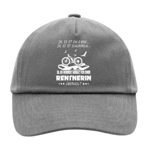 Von Ebike Rentnerin überholt Fahrrad Rente Spruch Sonstig. Cap