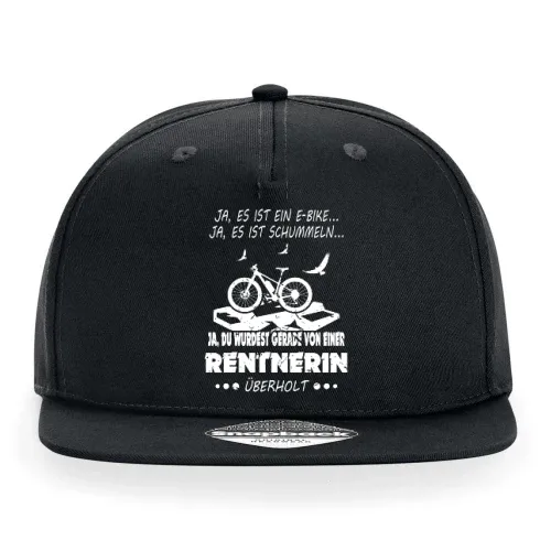 Von Ebike Rentnerin überholt Fahrrad Rente Spruch Sonstig. Cap