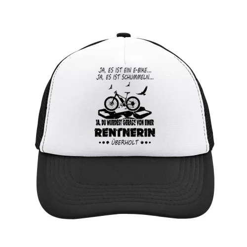 Von Ebike Rentnerin überholt Fahrrad Rente Spruch Sonstig. Cap