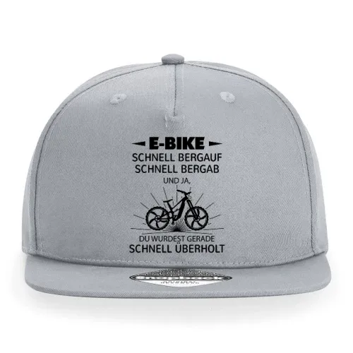 Von Ebiker Überholt E-Bike Radfahrer Spruch Cap Sonstig. Snapback Rapper