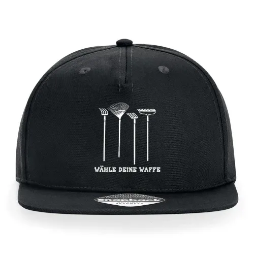Wähle deine Waffe Gartengeräte Rechen Gärtner Cap Sonstig. Snapback Rapper