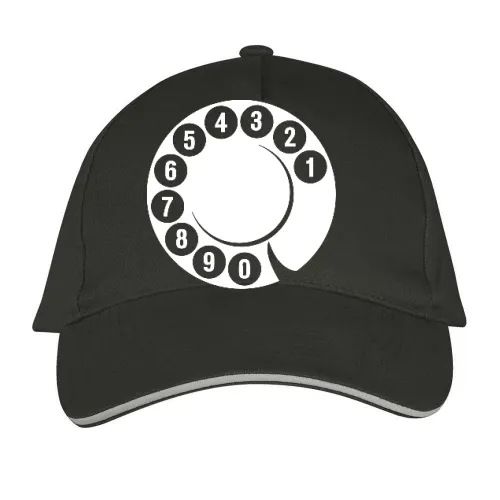 Wählscheibe von alten Telefon Sonstig. Cap