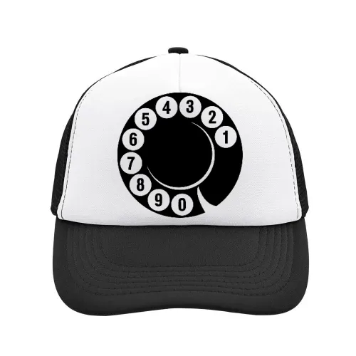 Wählscheibe von alten Telefon Sonstig. Cap