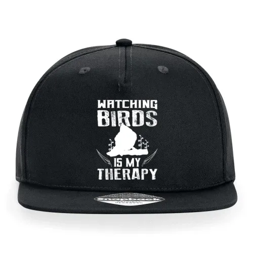 Watching Birds Is My Therapy Vogelbeobachter Cap Sonstig. Snapback Rapper