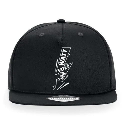 Watt Volt Ihr Blitz - Elektriker Geschenkidee Cap Sonstig. Snapback Rapper