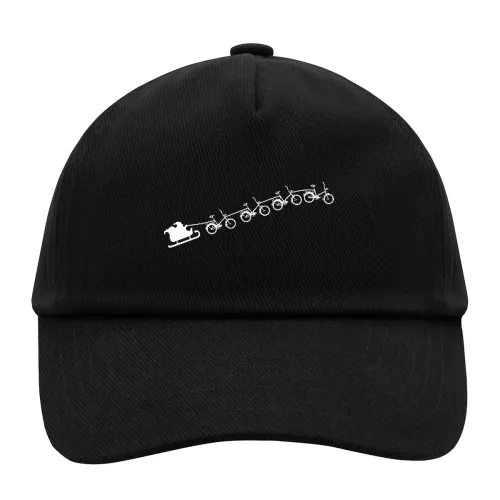 Weihnachtsschlitten aus fliegenden Klapprädern Sonstig. Cap