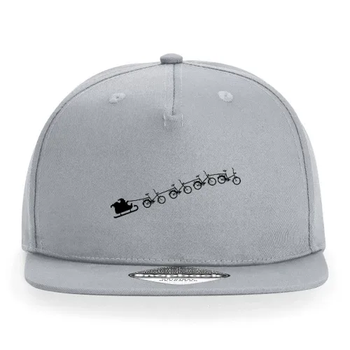 Weihnachtsschlitten aus fliegenden Klapprädern Sonstig. Cap