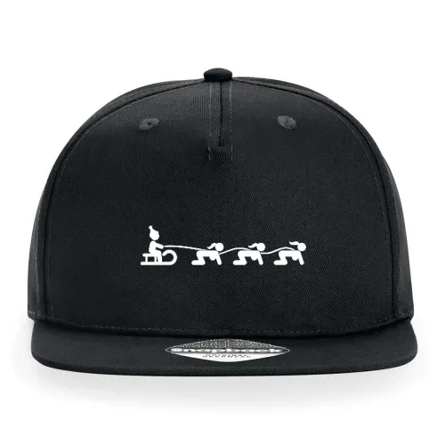 Weihnachtsschlitten mit Doggy Style Engel Cap