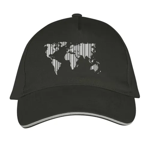 Welt als Barcode Sonstig. Cap
