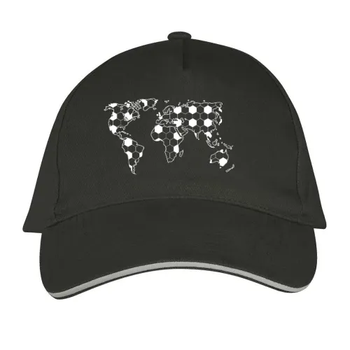 Weltkarte Ballmuster Cap Sonstig. Long Beach