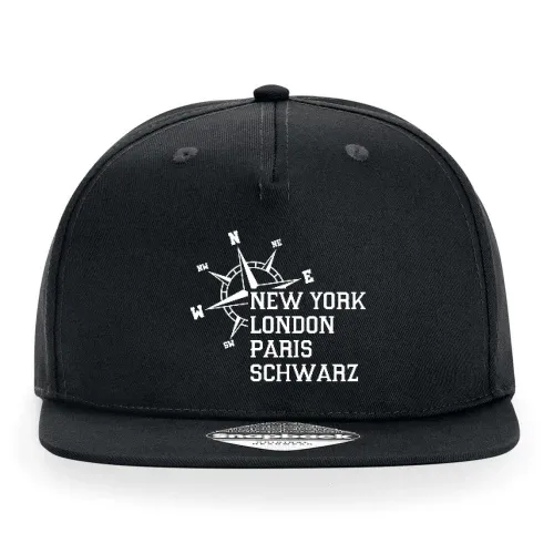 Weltstadt Schwarz Cap Sonstig. Snapback Rapper