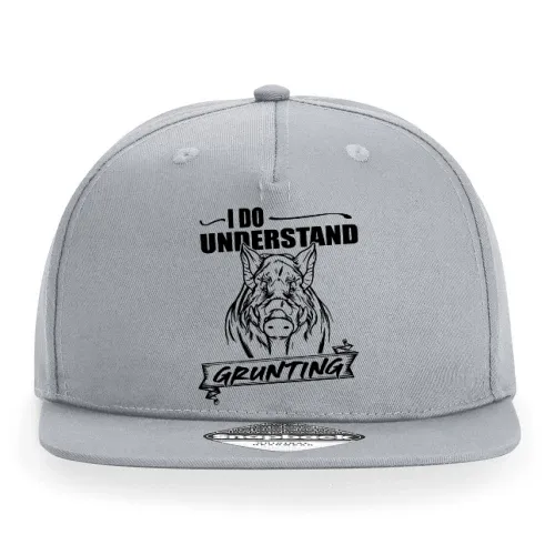 Wildschwein Grunzen Jäger Keiler Schwarzwild Jagen Cap Sonstig. Snapback Rapper