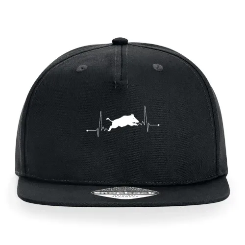 Wildschwein Jagen Jäger Herzschlag Schwarzwild Cap Sonstig. Snapback Rapper