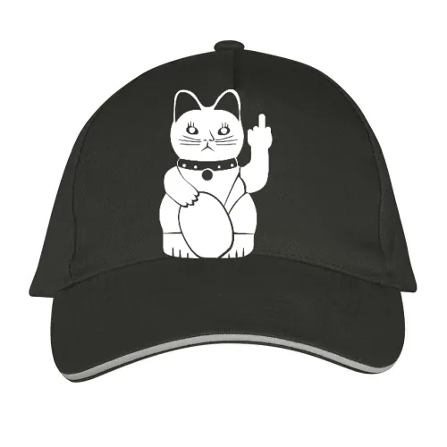 Winkekatze mit Mittelfinger Sonstig. Cap