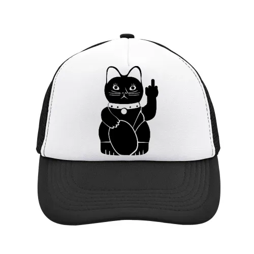 Winkekatze mit Mittelfinger Sonstig. Cap