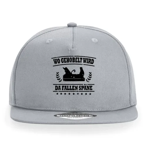 Wo Gehobelt Wird Da Fallen Späne Handwerker Spruch Cap Sonstig. Snapback Rapper